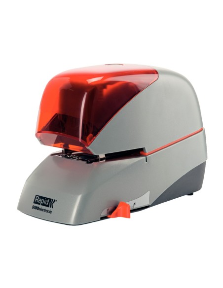 GRAPADORA RAPID 5080E ELECTRICA BL./NG. CAP. 80H. GRAPAS CASETE 5080