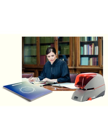 GRAPADORA RAPID 5080E ELECTRICA BL./NG. CAP. 80H. GRAPAS CASETE 5080