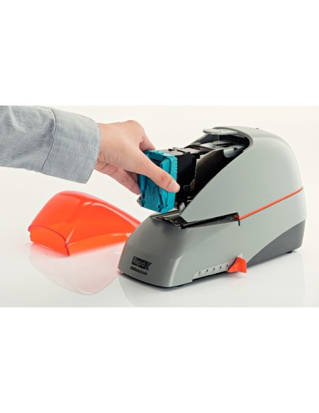 GRAPADORA RAPID 5080E ELECTRICA BL./NG. CAP. 80H. GRAPAS CASETE 5080