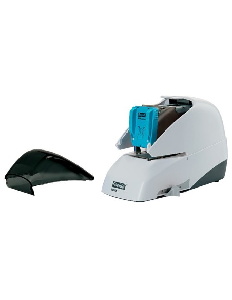 GRAPADORA RAPID 5050E ELECTRICA BL./NG. CAP. 50H. GRAPAS CASETE 5050