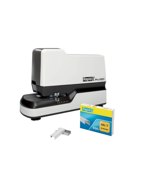 GRAPADORA RAPID PRO 90EC ELECTRICA BL.CAPACIDAD 50H. GRAPAS N 66 N 44