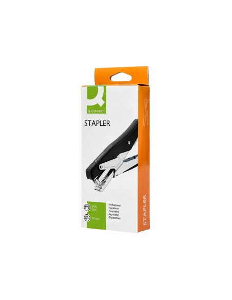 GRAPADORA Q-CON.METALIZADA,NEGRA TENAZA CAP.25 H.GRAPAS 24/6,26/6