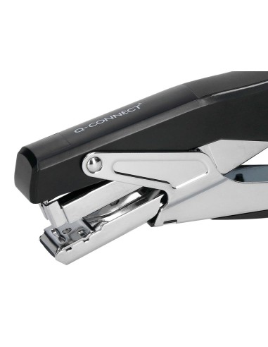 GRAPADORA Q-CON.METALIZADA,NEGRA TENAZA CAP.25 H.GRAPAS 24/6,26/6