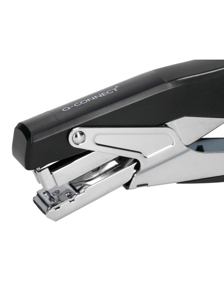 GRAPADORA Q-CON.METALIZADA,NEGRA TENAZA CAP.25 H.GRAPAS 24/6,26/6