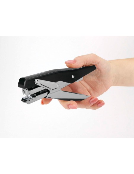 GRAPADORA Q-CON.METALIZADA,NEGRA TENAZA CAP.25 H.GRAPAS 24/6,26/6
