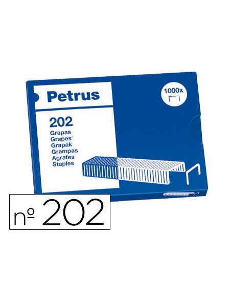 GRAPAS PETRUS BAMBINA/MAJORETTE Nº 202 CAJA 1000 GRAPAS