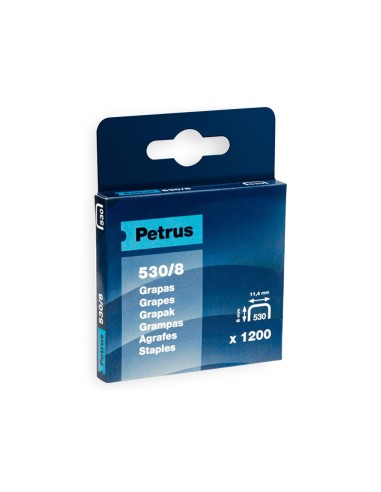 GRAPAS PETRUS Nº 530/8 CAJA 1200 GRAPAS