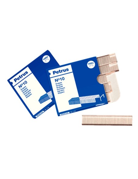 GRAPAS PETRUS 10 GALVANIZADAS CAJA DE 1000