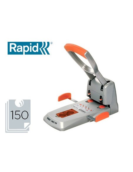 TALADRADOR RAPID HDC150 SUPREME METALICO/ABS PLATA/NARANJA 150H.