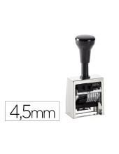 NUMERADOR AUTOMATICO REINER METALICO 6 CIFRAS ALTURA TIPO 4,5MM