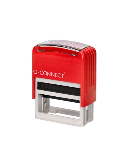 SELLO ENTINTADO AUTOMATICO Q-CON.PAGADO ALMOHADILLA 14X38MM RJ.