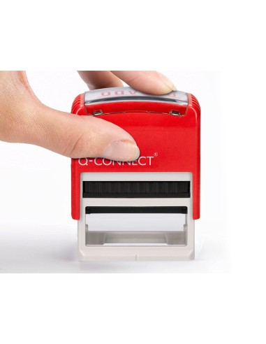 SELLO ENTINTADO AUTOMATICO Q-CON.PAGADO ALMOHADILLA 14X38MM RJ.
