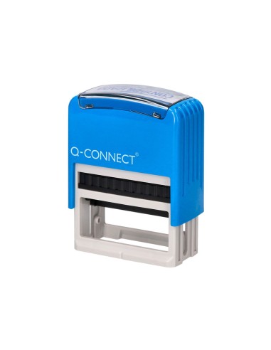 SELLO ENTINTADO AUTOMATICO Q-CON.CONTABILIZADO ALMOHADIL 14X38MM AZ.