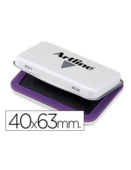 TAMPON ARTLINE Nº 00 VIOLETA 40X63 MM