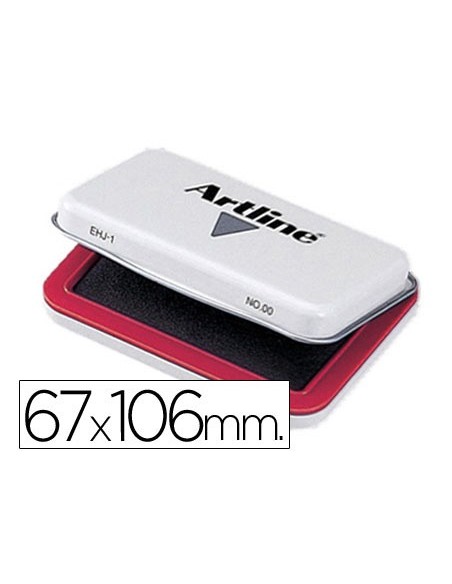 TAMPON ARTLINE Nº 1 ROJO 67X106 MM