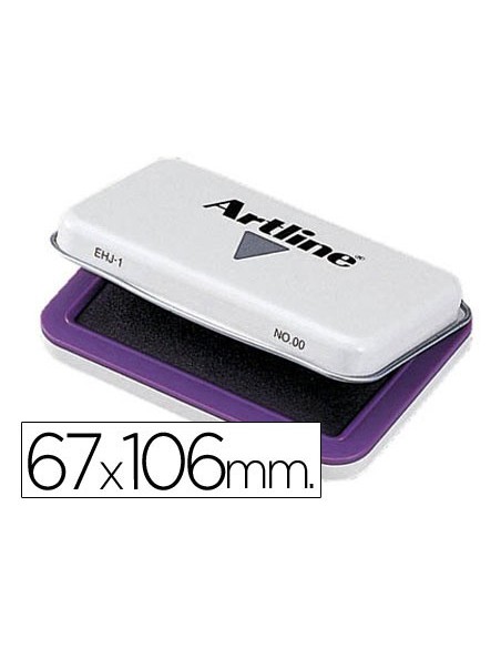 TAMPON ARTLINE Nº 1 VIOLETA 67X106 MM