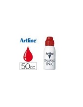 TINTA TAMPON ARTLINE ROJA FRASCO 50 CC 2