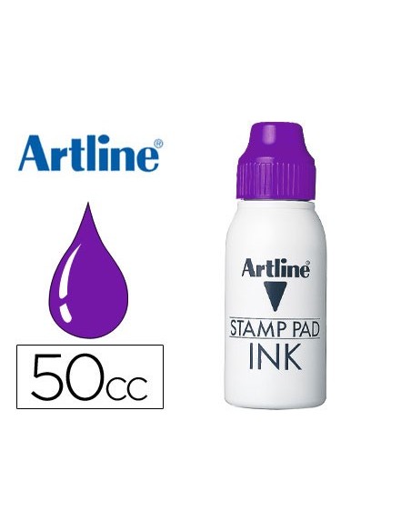 TINTA TAMPON ARTLINE VIOLETA FRASCO 50 CC