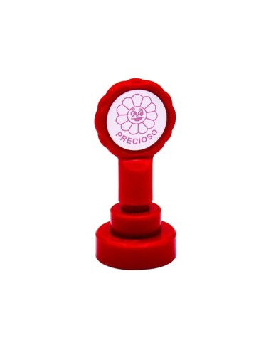 SELLO ARTLINE EMOTICONO PRECIOSO ROSA 22MM DIAMETRO