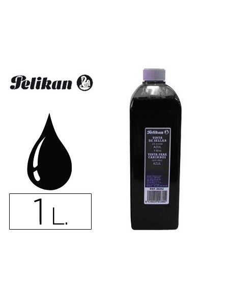 TINTA TAMPON PELIKAN NEGRA FRASCO 1 LITRO