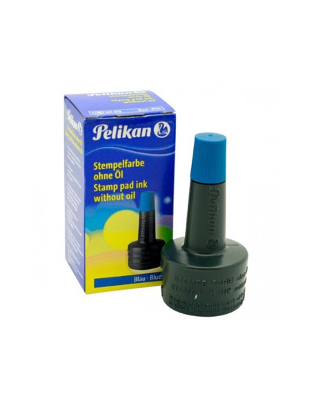 TINTA TAMPON PELIKAN AZUL FRASCO DE 28 ML