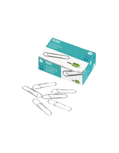 CLIPS LABIADOS Nº 2 33 MM CAJA 100 UDS.