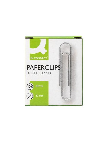 CLIPS NIQUELADOS Q-CON. Nº 2 32MM CAJA 100