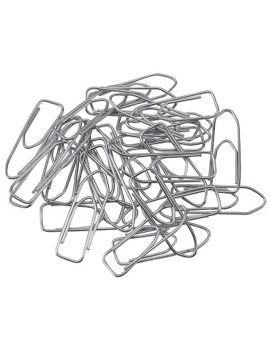 CLIPS NIQUELADOS Q-CON. Nº 4 50 MM CAJA 100