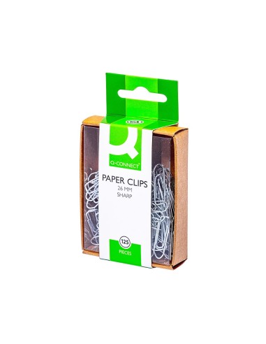 CLIPS NIQUELADOS Q-CON.-26 MM CAJA 125 UDS.