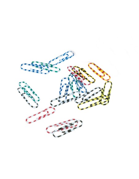 CLIPS COL.RAYADOS Q-CON.50 MM CAJA 30 UDS. COL.SURT.