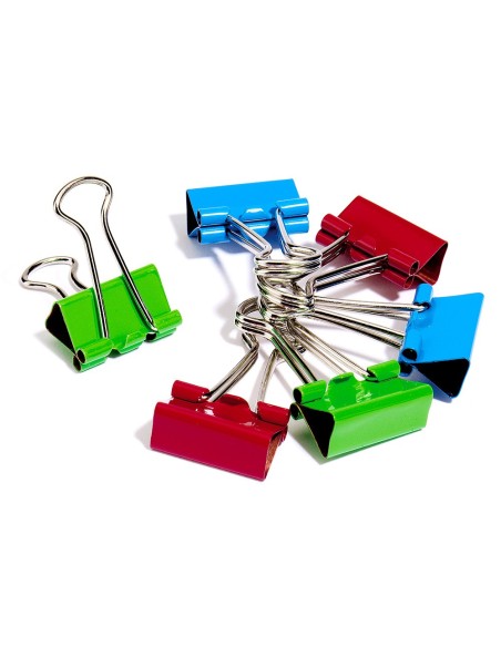 PINZA METALICA Q-CON.-REVERSIBLE 19 MM CAJA 6 UDS. COL.SURT.