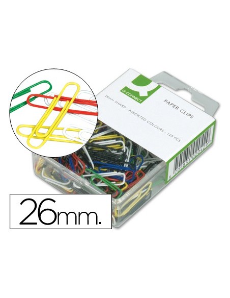 CLIPS COL.Q-CONNECT 26 MM CAJA 125 UDS.