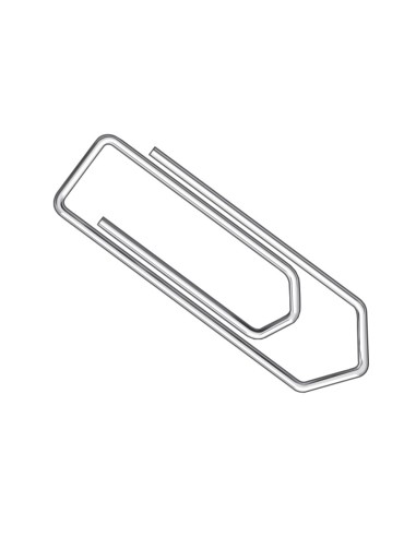 CLIPS NIQUELADOS Q-CONNECT 32 MM CAJA DE 1000 UNIDADES KF01313