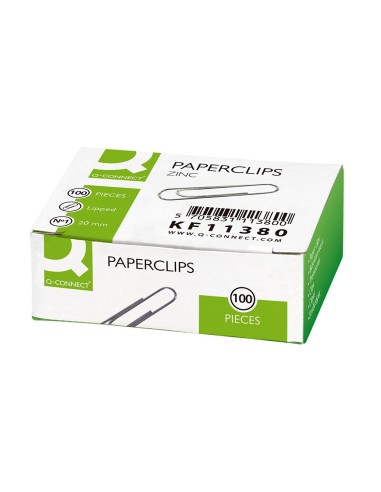 CLIPS ZINC Q-CON.N 1 LABIADOS 20MM CAJA 100 UD.