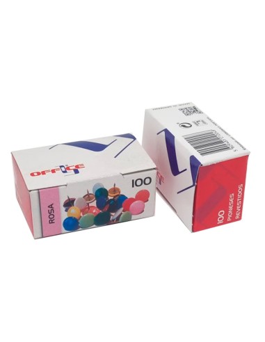 CHINCHETA LISMANIA OFFICE ROSA CAJA 100 UD.