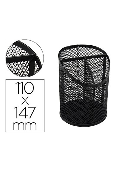 CUBILETE PORTALAPICES Q-CON.METAL REJILLA NG. 3 COMP.110 ALTURA 147MM