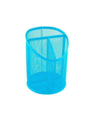 CUBILETE PORTALAPICES Q-CON.METAL REJILLA TURQ. 3 COMP