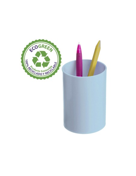 CUBILETE PORTALAPICES ARCHIVO 2000 ECOGREEN 100% RECICLADO AZ. PASTEL