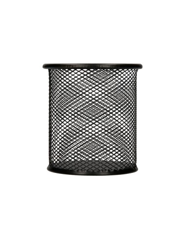 CUBILETE PORTALAPICES Q-CON.METAL RED.NEGRO MEDIDA DIAMETRO 86 ALTURA