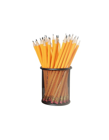 CUBILETE PORTALAPICES Q-CON.METAL RED.NEGRO MEDIDA DIAMETRO 86 ALTURA