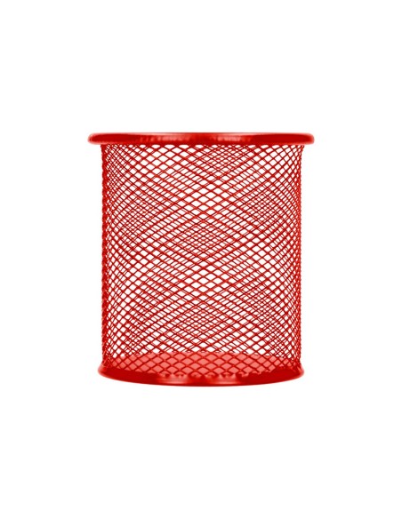 CUBILETE PORTALAPICES Q-CON.METAL RED.ROJO MEDIDA DIAMETRO 86 ALTURA