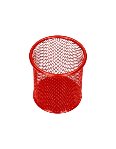 CUBILETE PORTALAPICES Q-CON.METAL RED.ROJO MEDIDA DIAMETRO 86 ALTURA