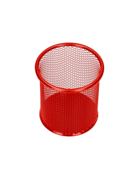 CUBILETE PORTALAPICES Q-CON.METAL RED.ROJO MEDIDA DIAMETRO 86 ALTURA