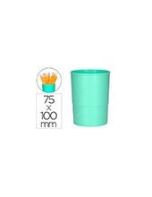 CUBILETE PORTALAPICES Q-CON.VE. MENTA PAS OPACO PLAST 75MM ALTO 100MM 2