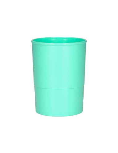 CUBILETE PORTALAPICES Q-CON.VE. MENTA PAS OPACO PLAST 75MM ALTO 100MM