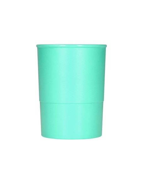 CUBILETE PORTALAPICES Q-CON.VE. MENTA PAS OPACO PLAST 75MM ALTO 100MM