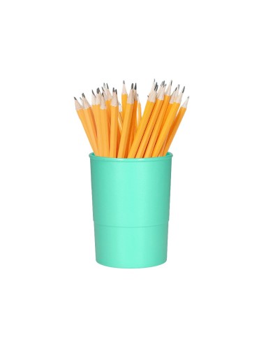 CUBILETE PORTALAPICES Q-CON.VE. MENTA PAS OPACO PLAST 75MM ALTO 100MM