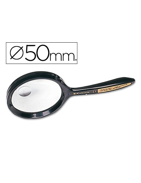 LUPA CRISTAL BIFOCAL 7509 50 MM. MANGO CURVO