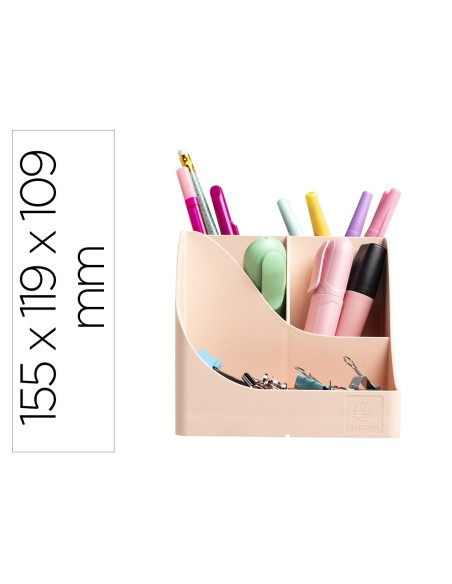 ORGANIZADOR EXACOMPTA SKANDI NUDE 155X119X109MM