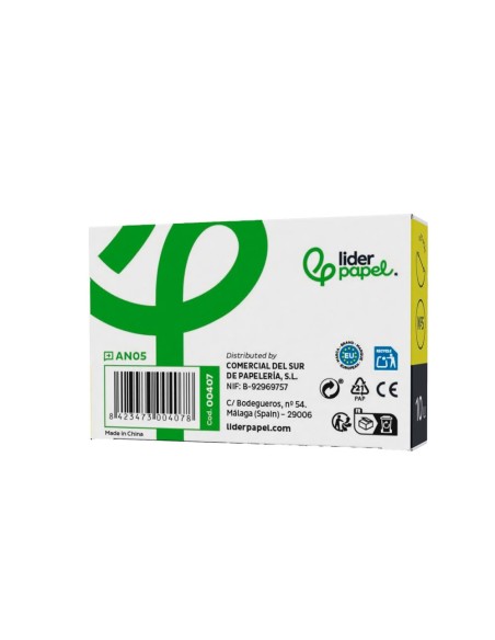 ANILLAS BISAGRA NIQUELADAS N.5 DIAMETRO 46 MM CAJA 10 ANILLAS